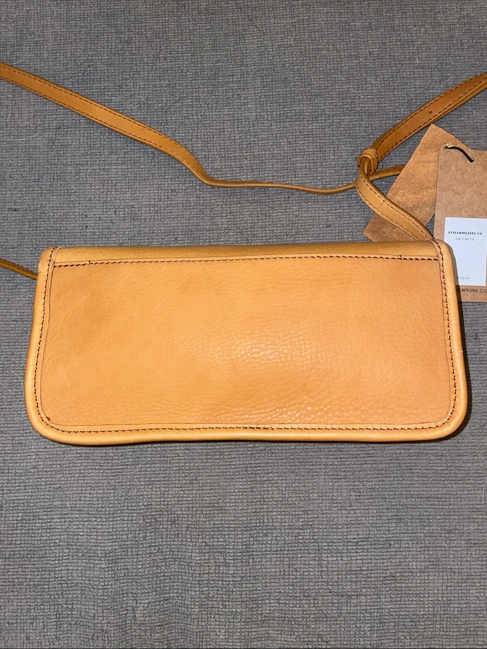 Margot Caramel Tan Cognac Leather Crossbody or Shoulder Bag NWT - Picture 3 of 15
